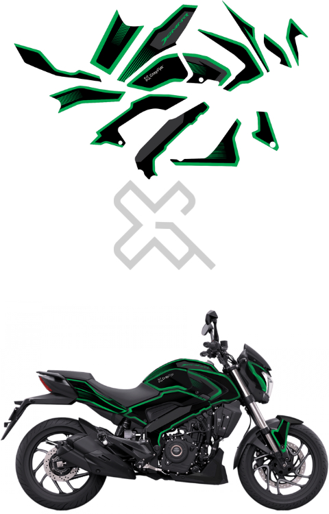 Dominar 250 Full Sticker | Dominar 400 Full Graphics